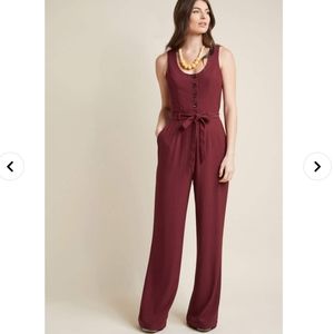BNWT Medium Modcloth jumpsuit, Burgundy color